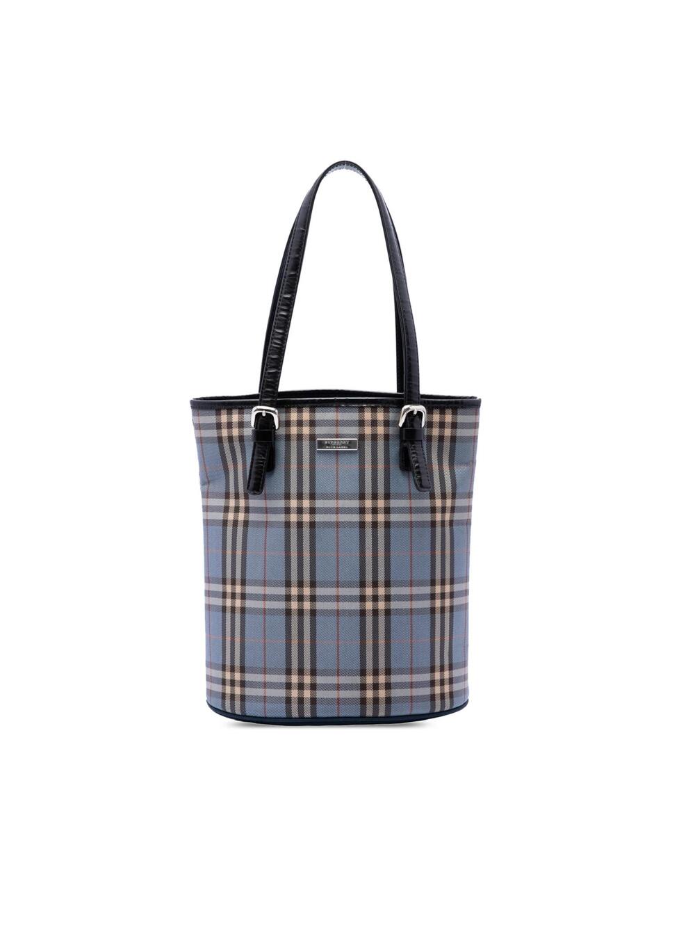 Burberry House Check Nylon Bucket Bag #347665B47B